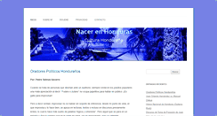 Desktop Screenshot of nacerenhonduras.com